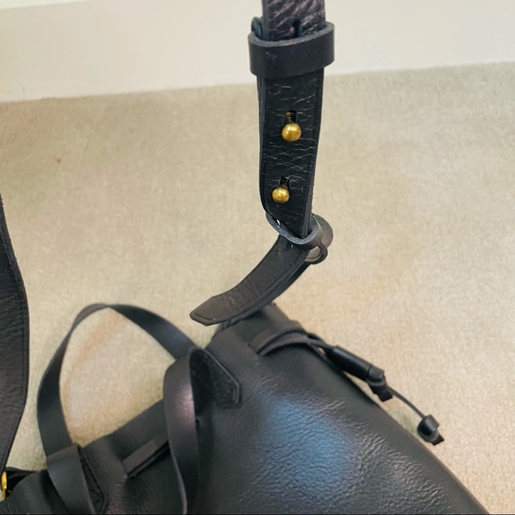 Madewell The Small Transport Crossbody Black Leather - Picture 6 of 9